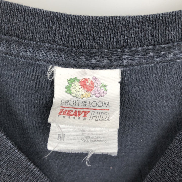 Fruit of the Loom Heavy Cotton HD The Walking Dead Movie T-Shirt (Men's Size M) cotton black type Vintage Second Hand