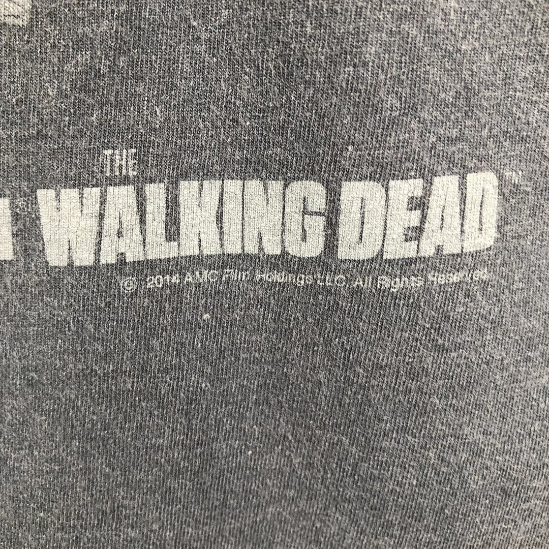 Fruit of the Loom Heavy Cotton HD The Walking Dead Movie T-Shirt (Men's Size M) cotton black type Vintage Second Hand