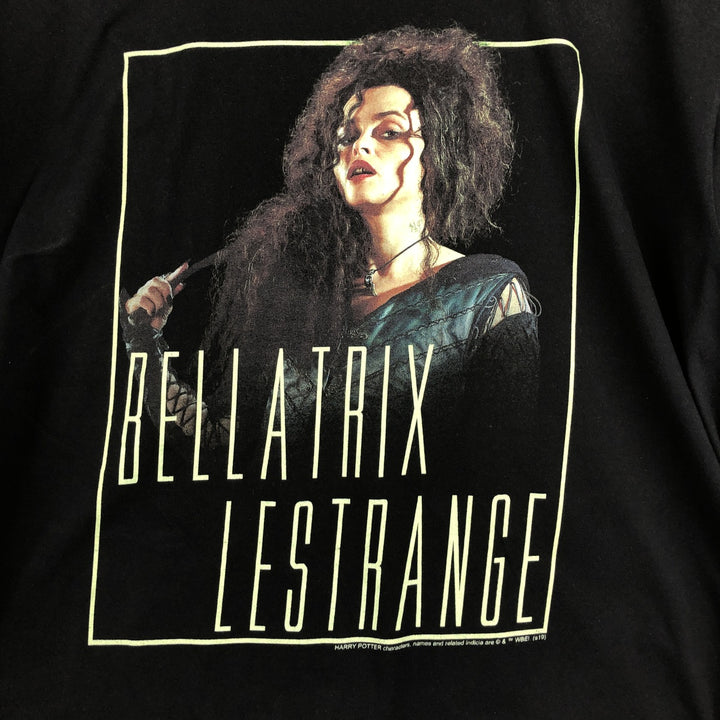 PORT AND COMPANY Harry Potter Bellatrix Lestrange Movie T-Shirt (Men's XL equivalent) cotton black type Vintage Second Hand