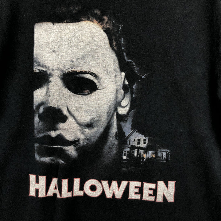 Gildan Halloween Movie T-shirt, Men's Size L (approx.) cotton black type Vintage Second Hand