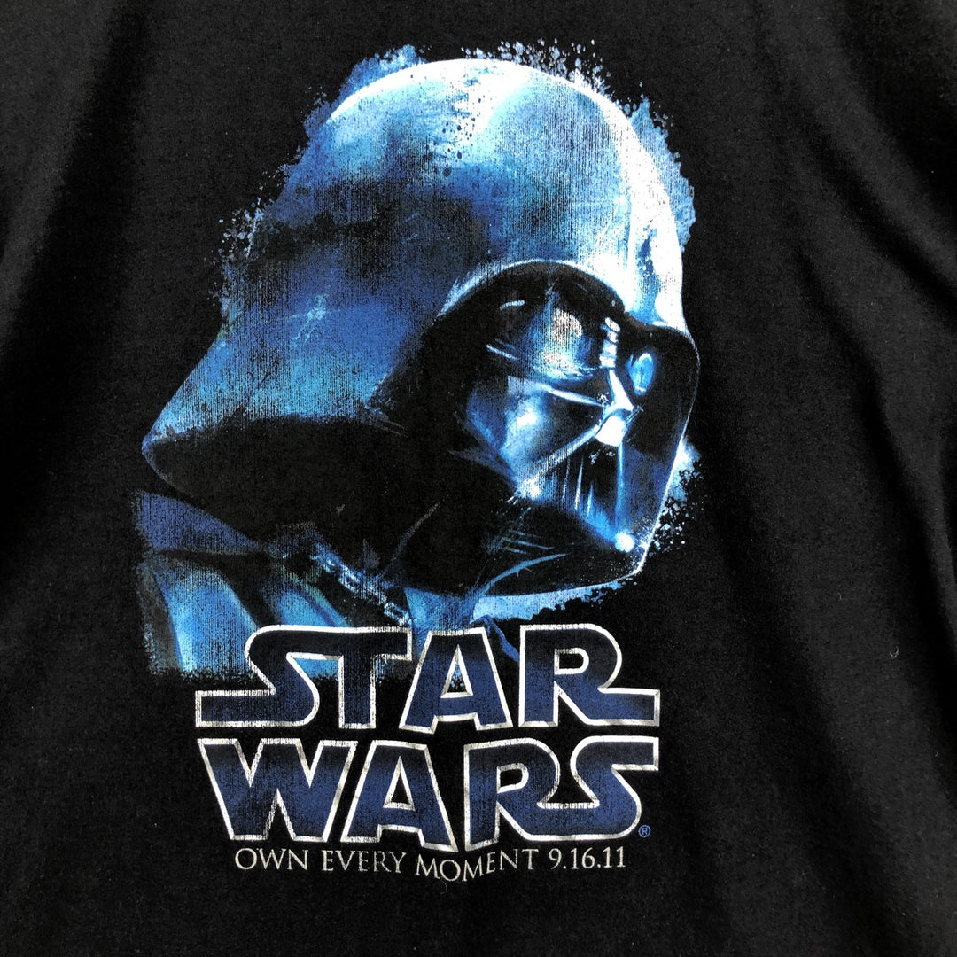 Fruit of the Loom Heavy Cotton Star Wars Darth Vader Movie T-Shirt (Men's XL equivalent) cotton black type Vintage Second Hand