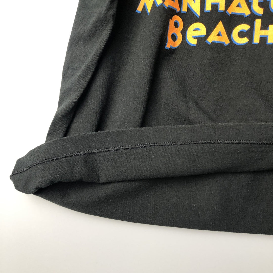 90'S Fruit of the Loom Message Print T-Shirt Men's XL Vintage cotton black type Vintage Second Hand