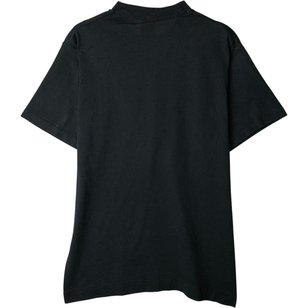 90'S Fruit of the Loom Message Print T-Shirt Made in USA Men's Medium Vintage cotton black type Vintage Second Hand