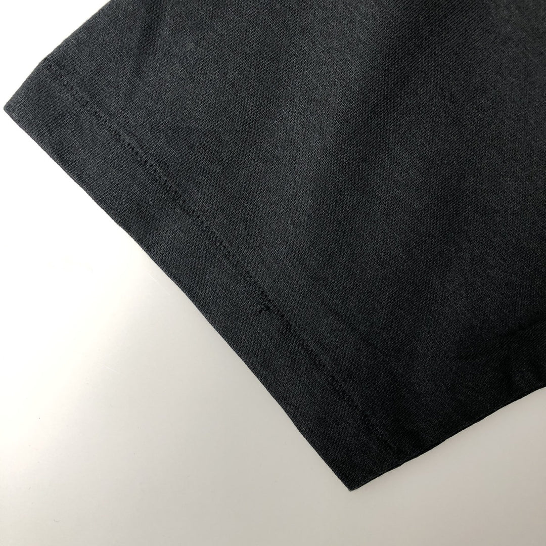 90'S Fruit of the Loom Message Print T-Shirt Made in USA Men's Medium Vintage cotton black type Vintage Second Hand