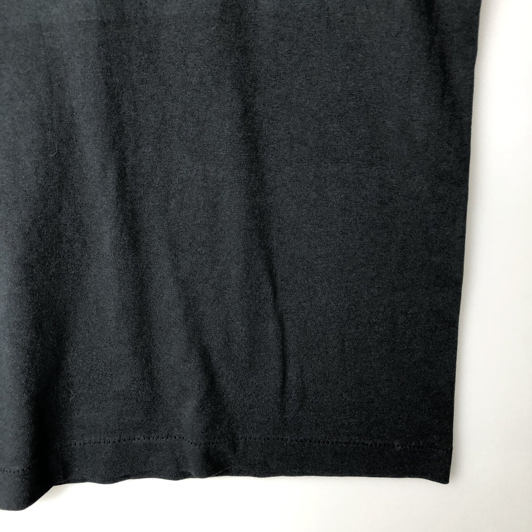 90'S Fruit of the Loom Message Print T-Shirt Made in USA Men's Medium Vintage cotton black type Vintage Second Hand