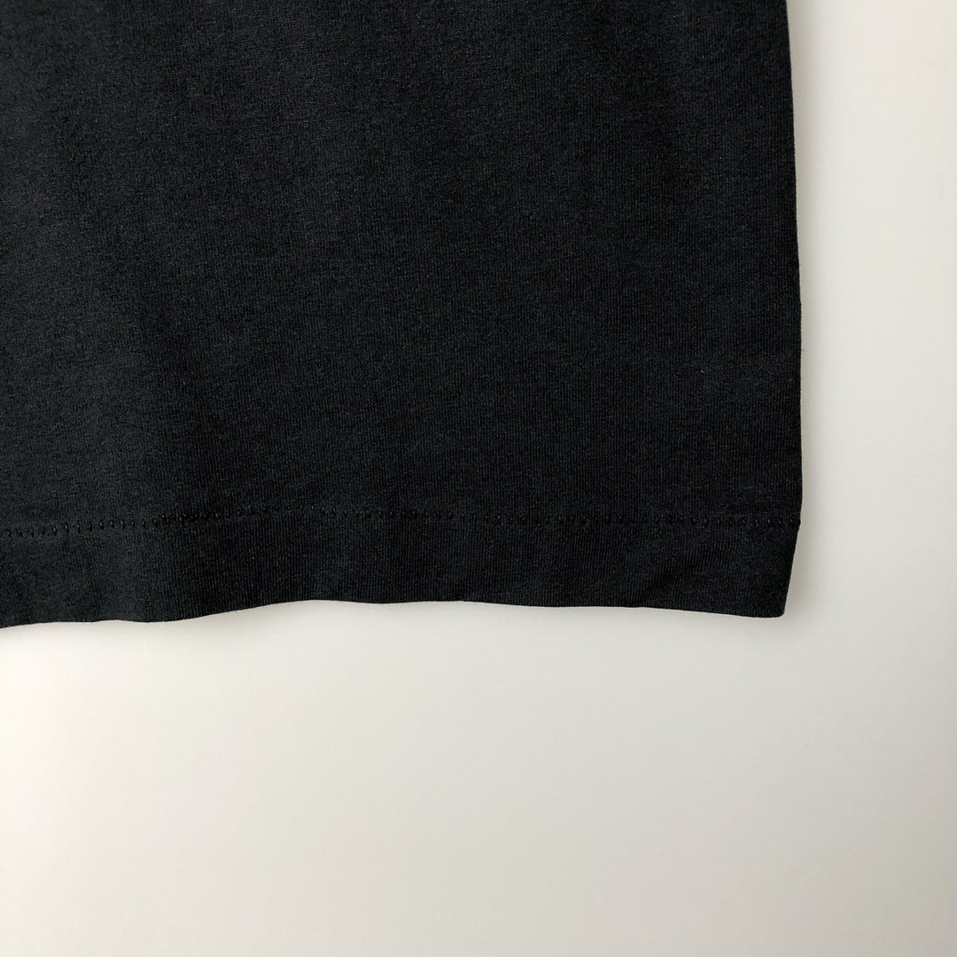 90'S Fruit of the Loom Message Print T-Shirt Made in USA Men's Medium Vintage cotton black type Vintage Second Hand