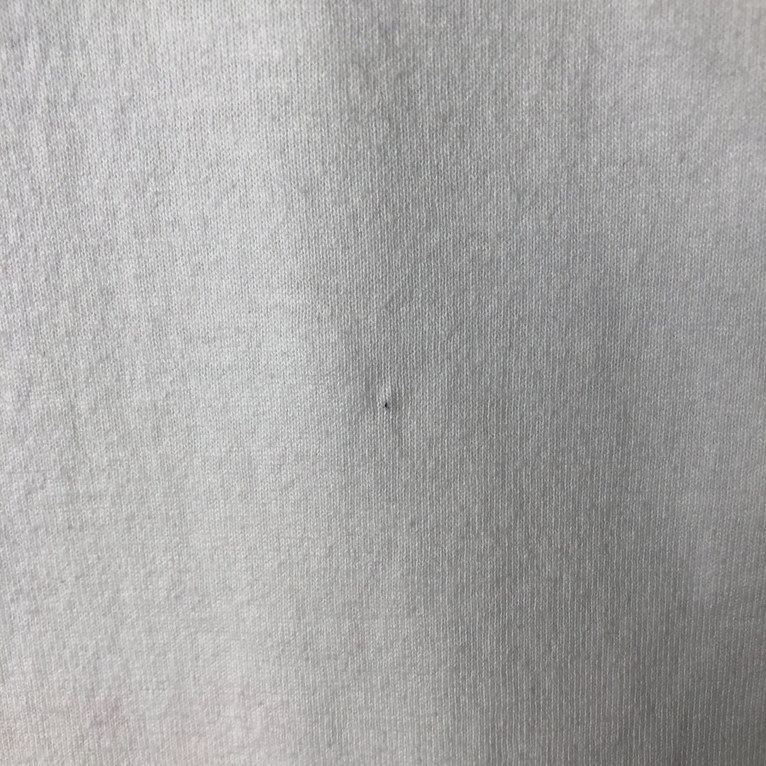 90'S NATIONAL MILLS Message Print T-Shirt, Made in USA, Men's XL (approx.), Vintage polyester white type Vintage Second Hand
