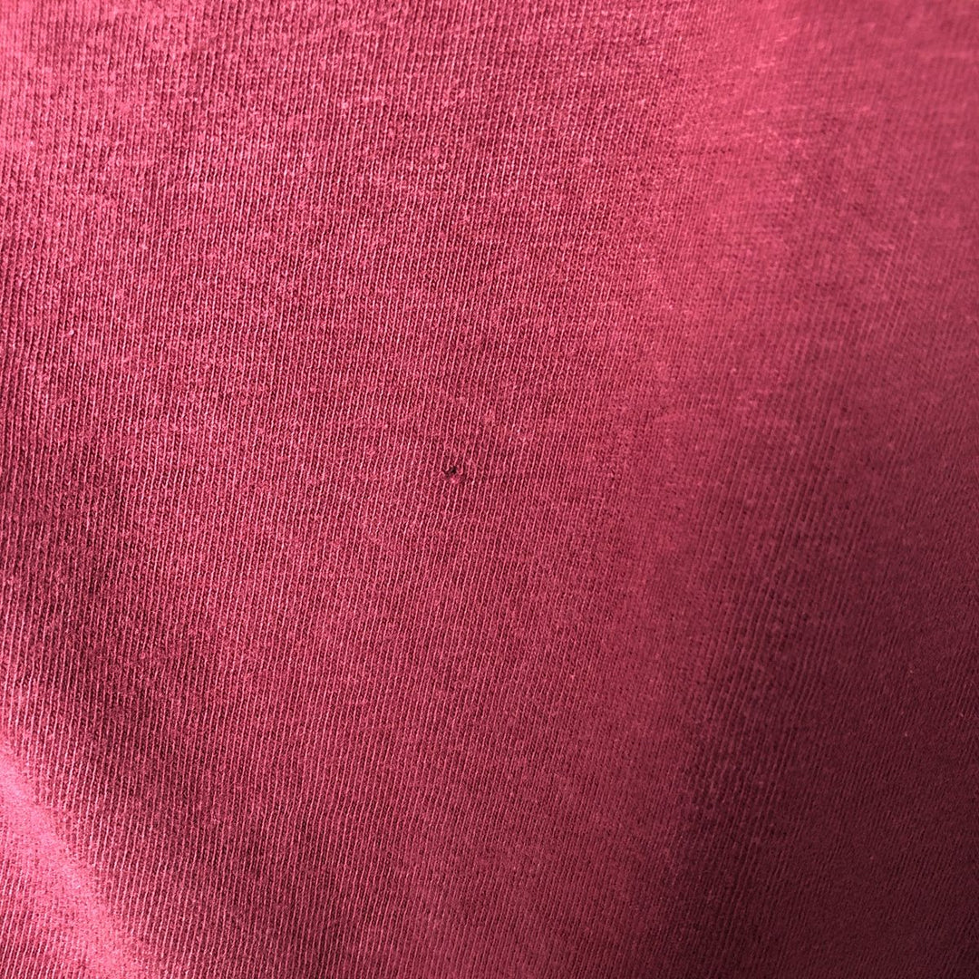 2000'S Hanes BEEFY-T Message Print T-Shirt, Men's Size M (approx.) cotton wine-red Vintage Second Hand