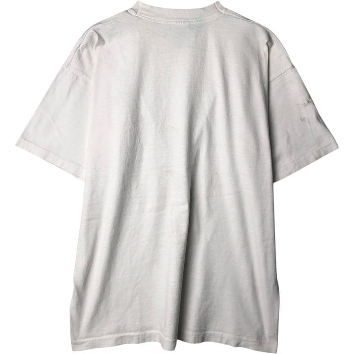 2000'S Fruit of the Loom Message Print T-Shirt, Men's XL cotton white type Vintage Second Hand