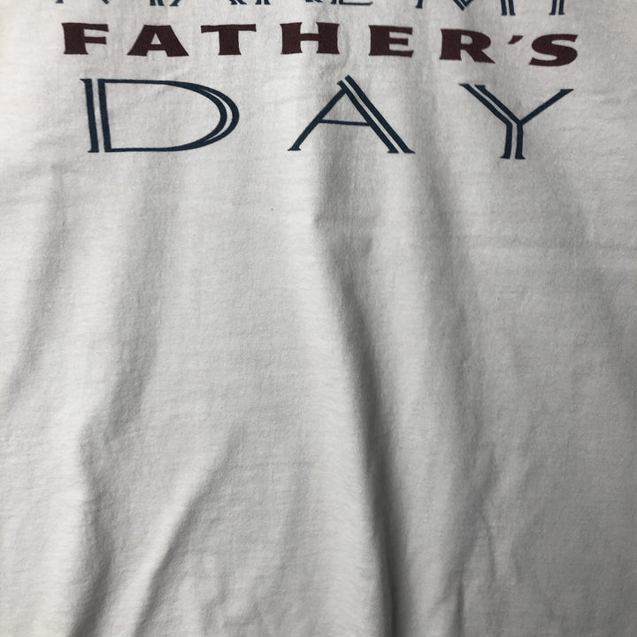 2000'S Fruit of the Loom Message Print T-Shirt, Men's XL cotton white type Vintage Second Hand