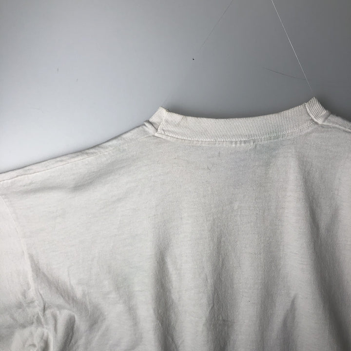 2000'S Fruit of the Loom Message Print T-Shirt, Men's XL cotton white type Vintage Second Hand