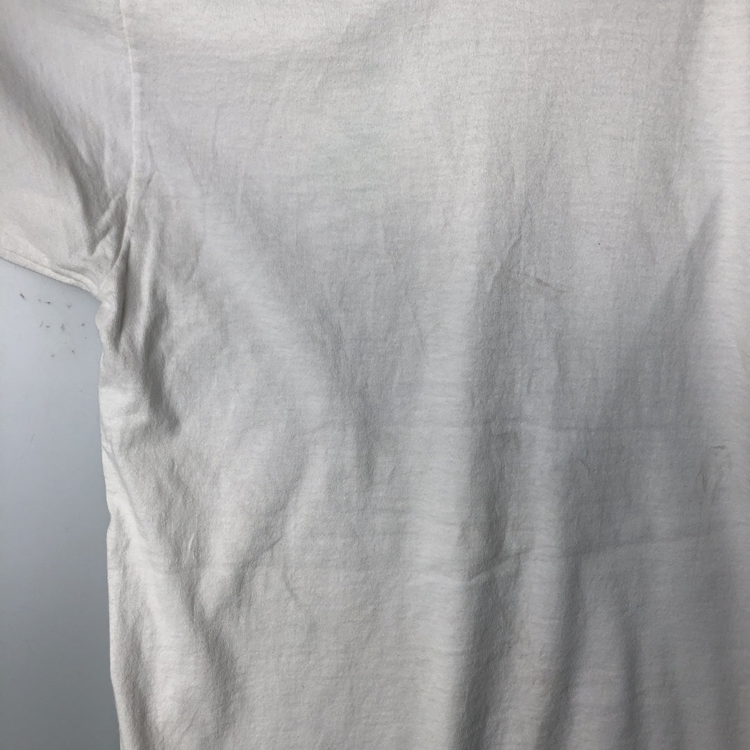 2000'S Fruit of the Loom Message Print T-Shirt, Men's XL cotton white type Vintage Second Hand