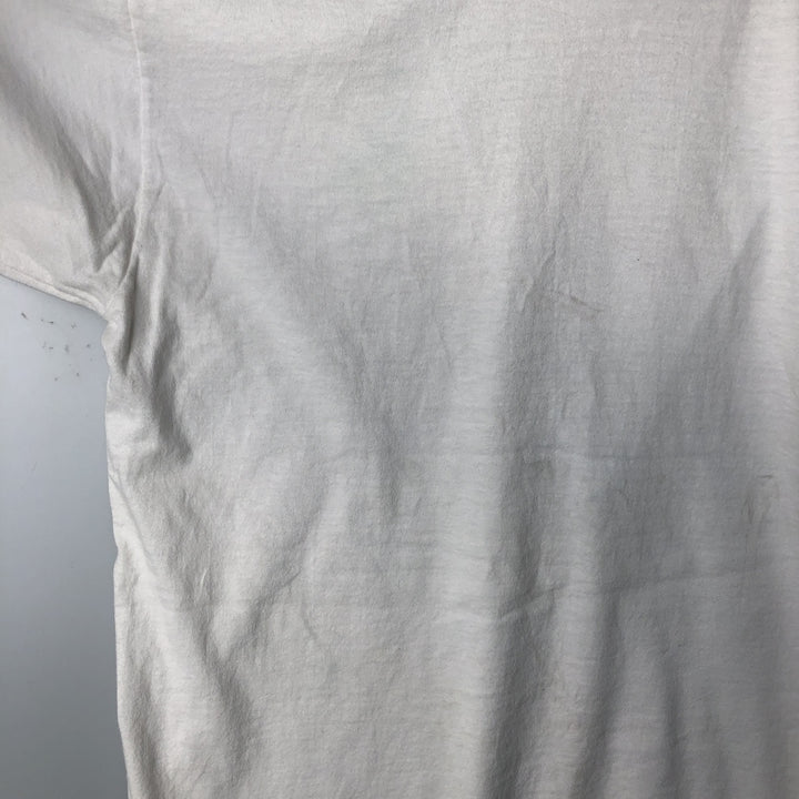 2000'S Fruit of the Loom Message Print T-Shirt, Men's XL cotton white type Vintage Second Hand
