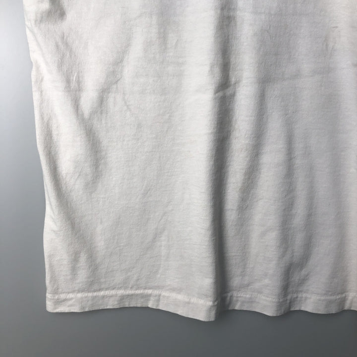 2000'S Fruit of the Loom Message Print T-Shirt, Men's XL cotton white type Vintage Second Hand