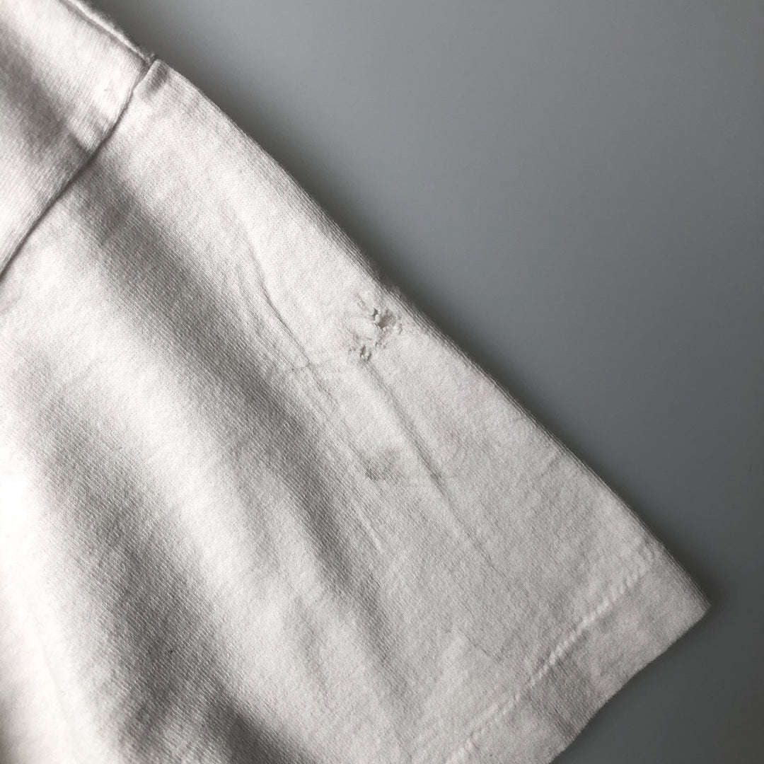 2000'S Fruit of the Loom Message Print T-Shirt, Men's XL cotton white type Vintage Second Hand