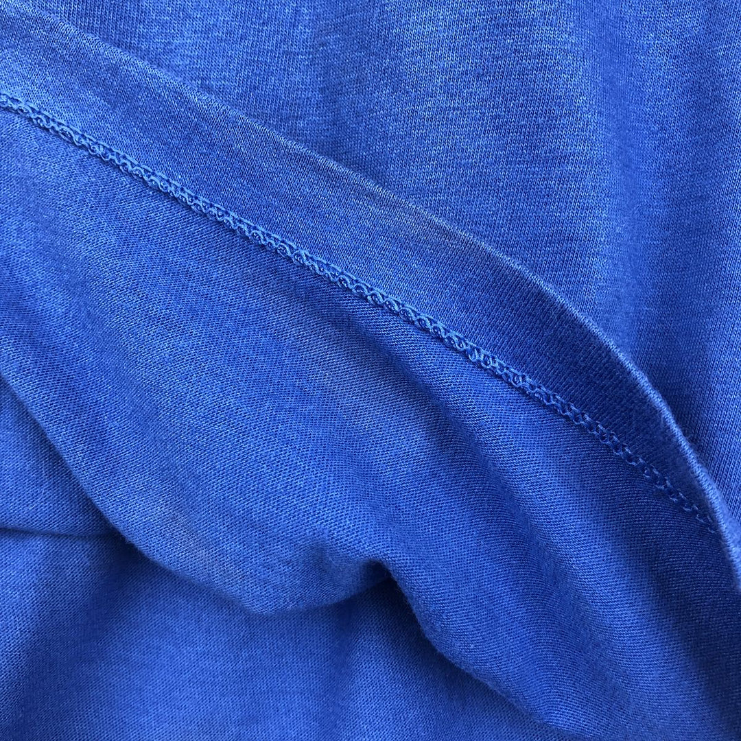 90'S MY SHIRT Message Print T-Shirt, Made in USA, Men's Size L (Equivalent), Vintage cotton blue type Vintage Second Hand