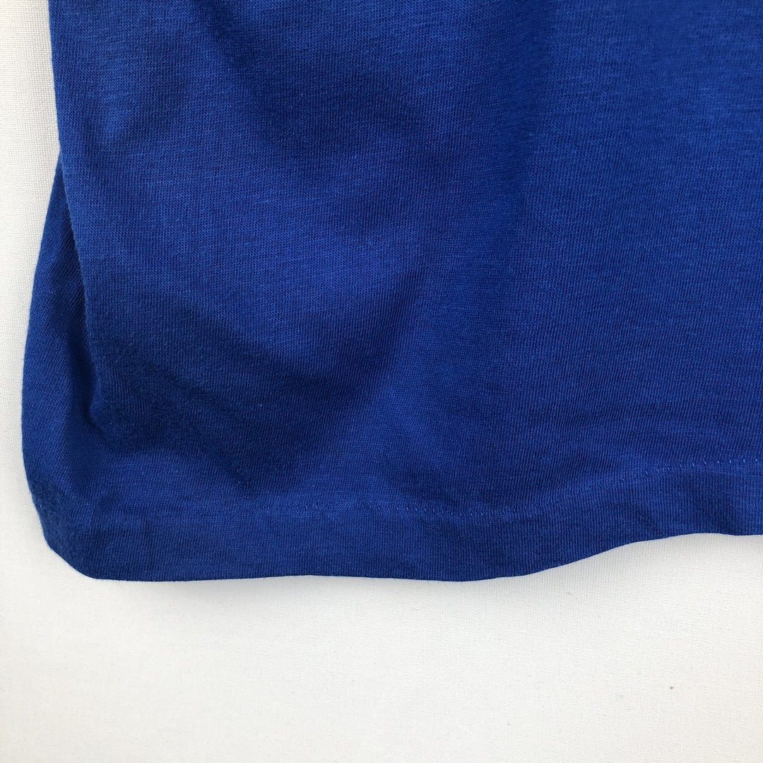 90'S MY SHIRT Message Print T-Shirt, Made in USA, Men's Size L (Equivalent), Vintage cotton blue type Vintage Second Hand