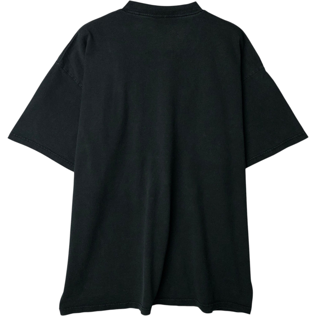 90'S Lee message print t-shirt, men's size XL equivalent, vintage. cotton black type Vintage Second Hand