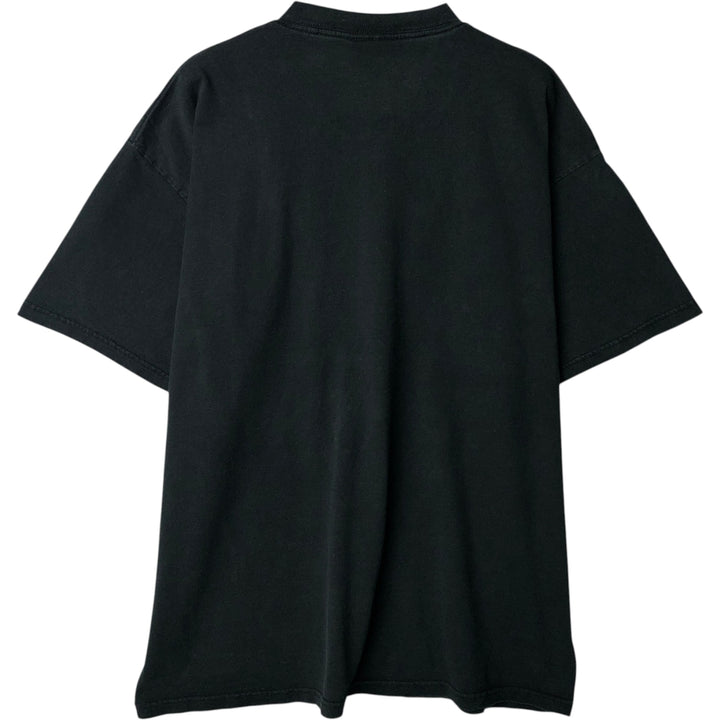 90'S Lee message print t-shirt, men's size XL equivalent, vintage. cotton black type Vintage Second Hand