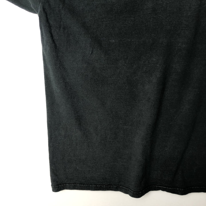 90'S Lee message print t-shirt, men's size XL equivalent, vintage. cotton black type Vintage Second Hand