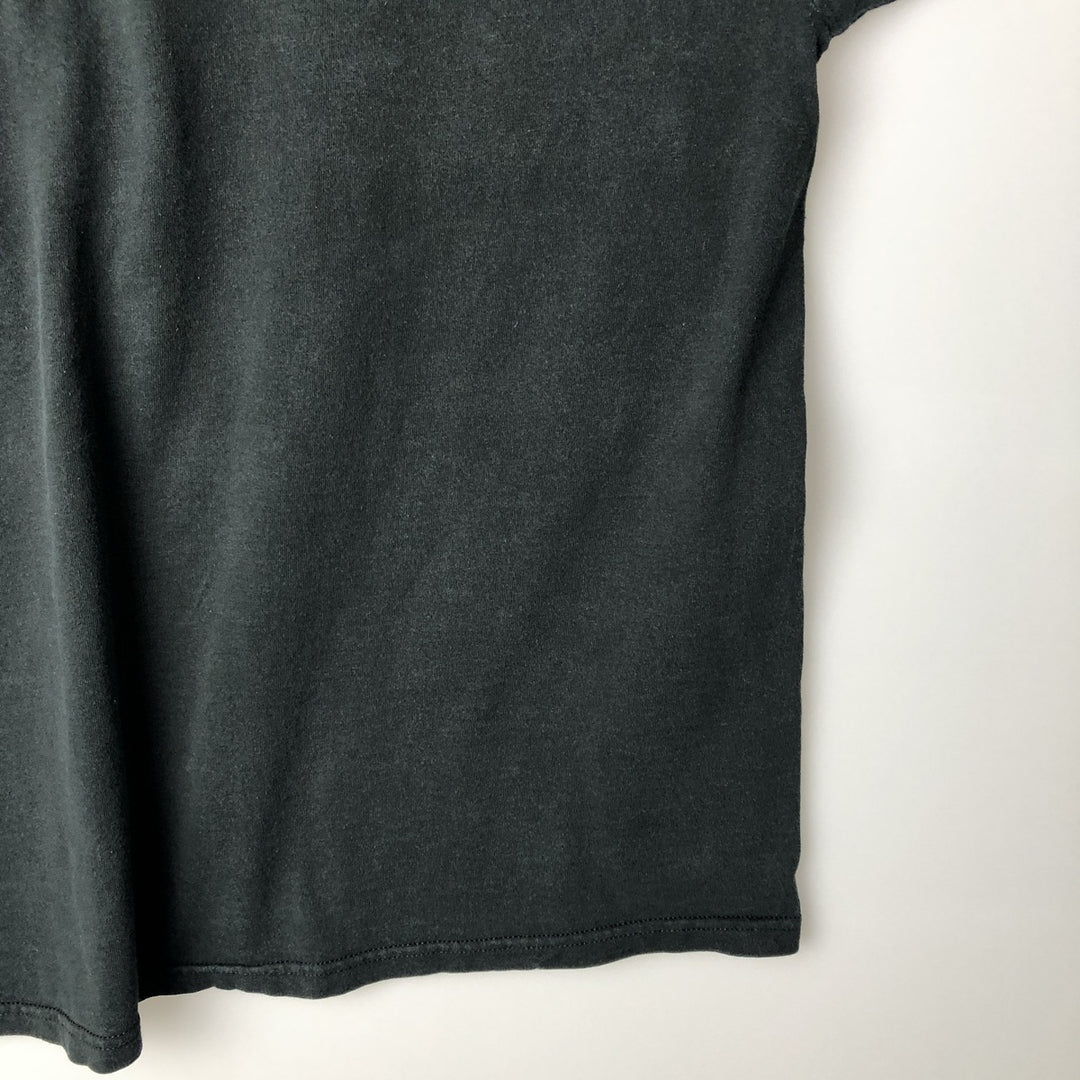 90'S Lee message print t-shirt, men's size XL equivalent, vintage. cotton black type Vintage Second Hand