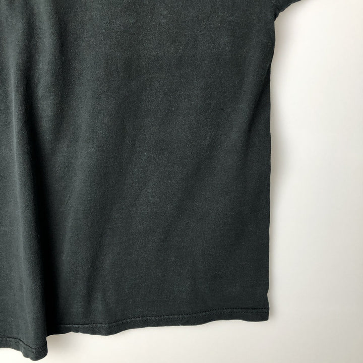 90'S Lee message print t-shirt, men's size XL equivalent, vintage. cotton black type Vintage Second Hand