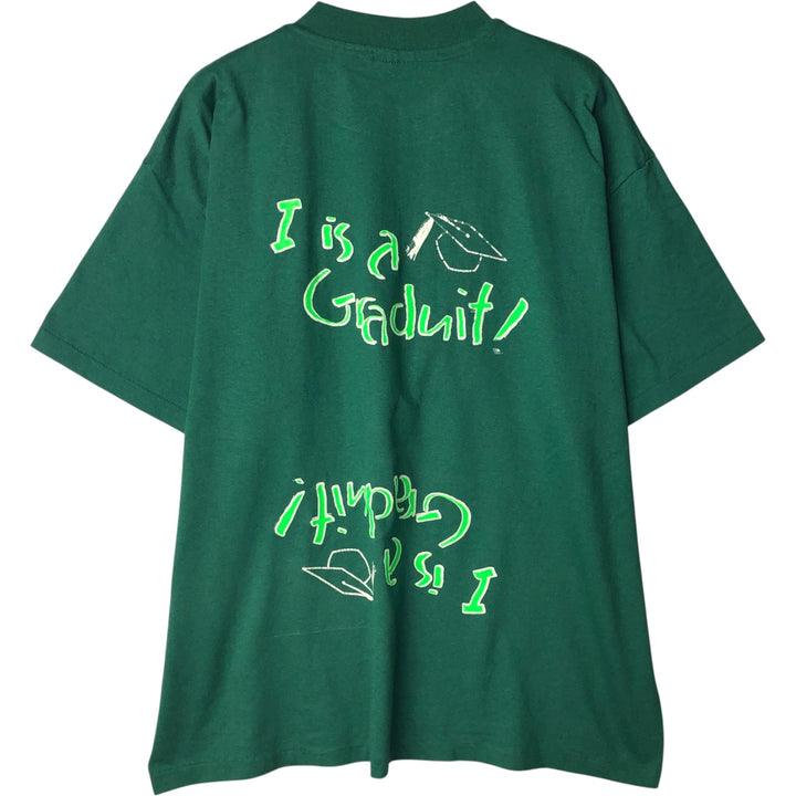 90'S Hanes HEAVYWEIGHT 50 cotton green type Vintage Second Hand