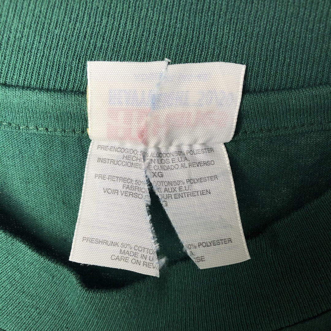 90'S Hanes HEAVYWEIGHT 50 cotton green type Vintage Second Hand