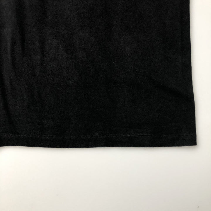 90'S Hanes Message Print T-Shirt, Made in USA, Men's XL (approx.), Vintage cotton black type Vintage Second Hand