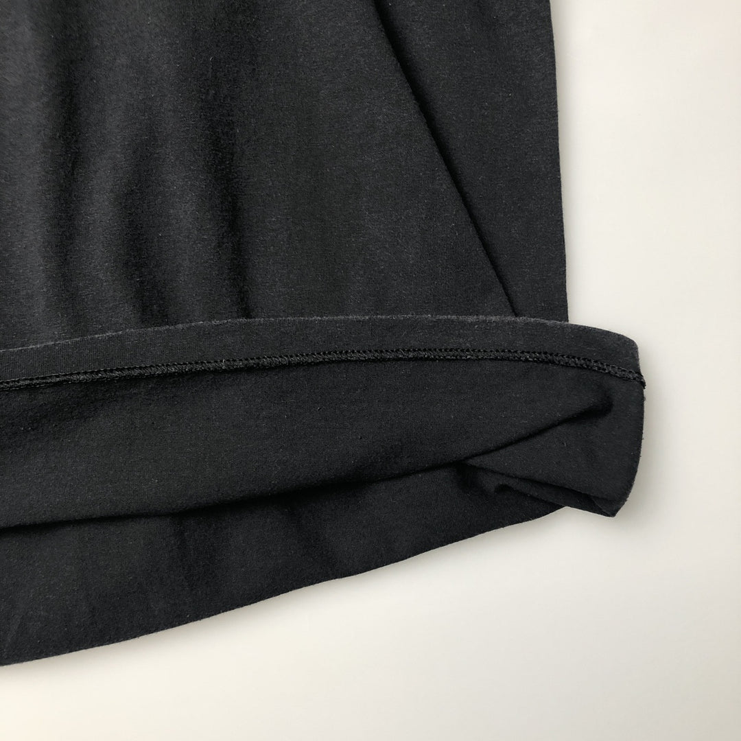 90'S ONEITA Message Print T-Shirt, Made in USA, Size XL (Equivalent to Men's XL), Vintage cotton black type Vintage Second Hand