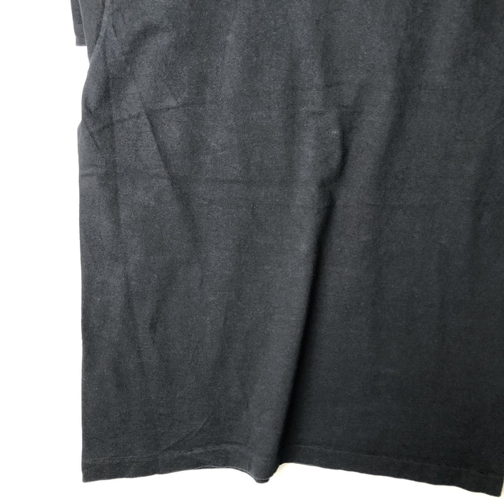 90'S Fruit of the Loom Message Print T-Shirt Made in USA Men's XL Vintage cotton black type Vintage Second Hand