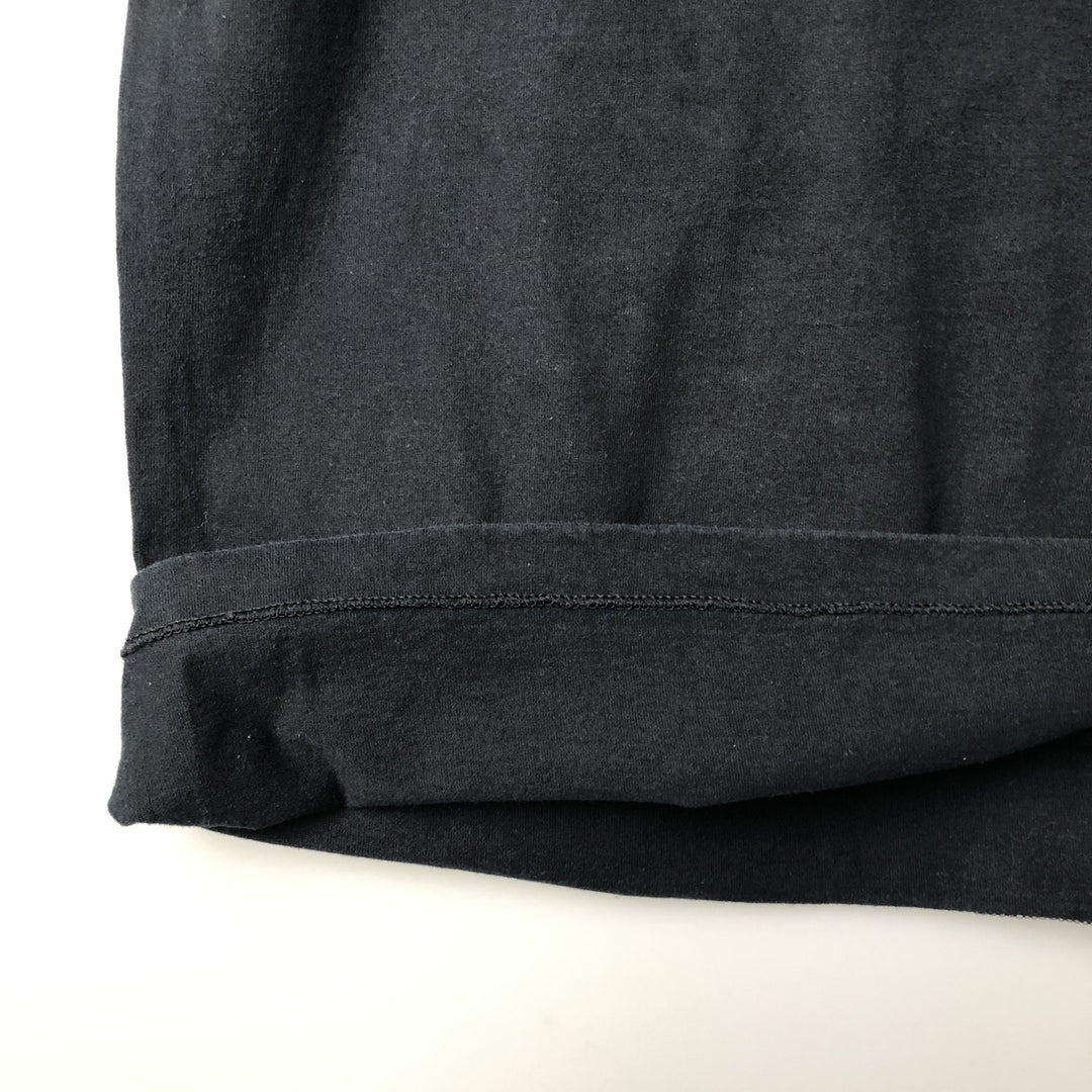 90'S Fruit of the Loom Message Print T-Shirt Made in USA Men's XL Vintage cotton black type Vintage Second Hand