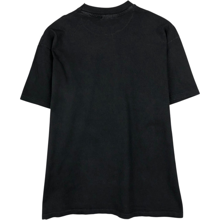 90'S Hanes Message Print T-Shirt, Made in USA, Men's XL (approx.), Vintage cotton black type Vintage Second Hand