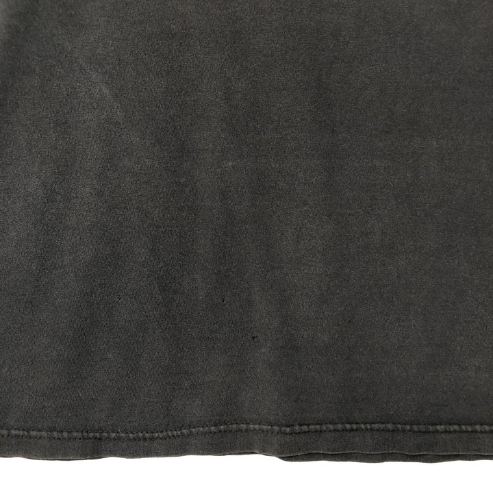 00'S Delta DELTA Message Print T-shirt Men's L size cotton black type Vintage Second Hand