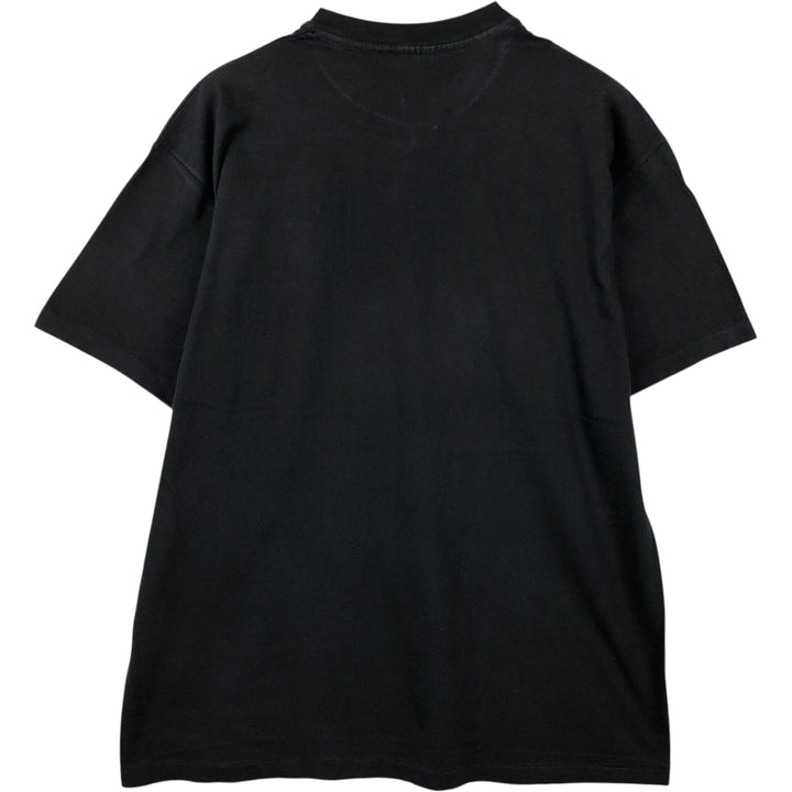 90'S Hanes BEEFY-T Message Print T-Shirt Made in USA Men's XL Vintage cotton black type Vintage Second Hand