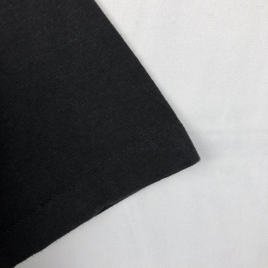 90'S Hanes BEEFY-T Message Print T-Shirt Made in USA Men's XL Vintage cotton black type Vintage Second Hand