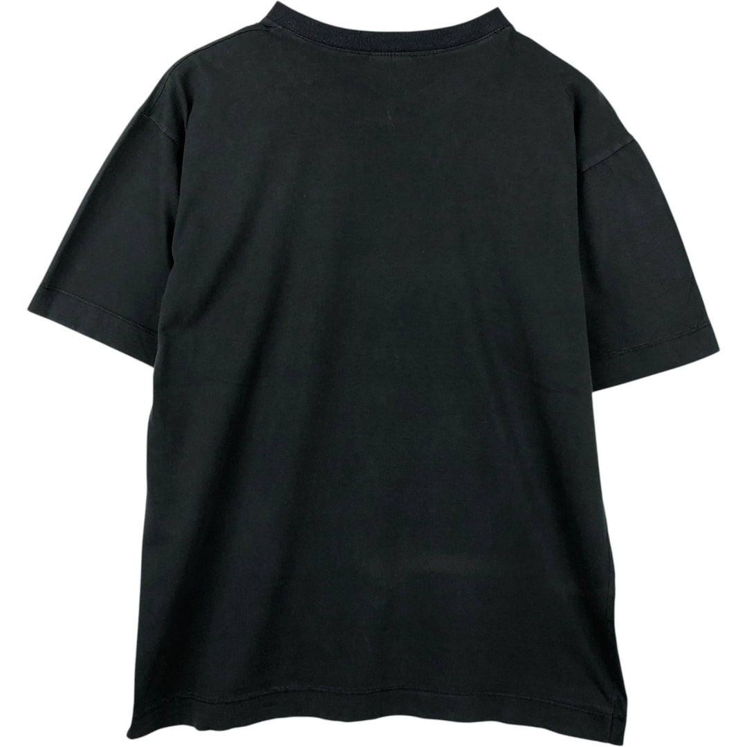 90'S GOOSES T-SHIRTS Art T-shirt, Men's Size L (approx.), Vintage cotton black type Vintage Second Hand