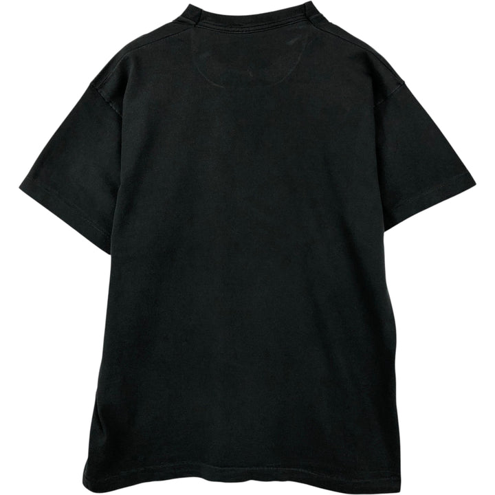 90'S Fruit of the Loom Message Print T-Shirt Made in USA Men's XL Vintage cotton black type Vintage Second Hand