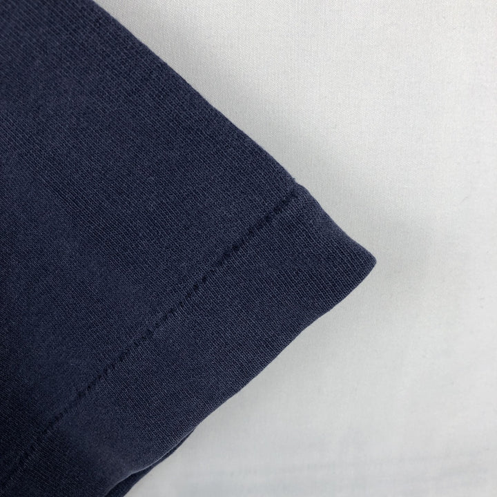 2000'S Fruit of the Loom message print T-shirt, men's size M (approx.) cotton navy blue type Vintage Second Hand