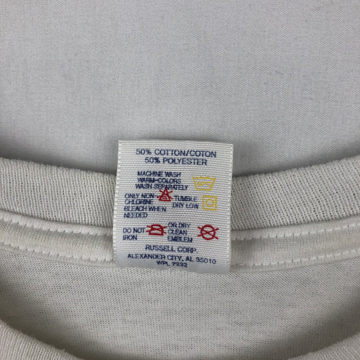 80s-90'S Jerzees Photo T-Shirt, Made in USA, Men's Size M (approx.), Vintage cotton white type Vintage Second Hand