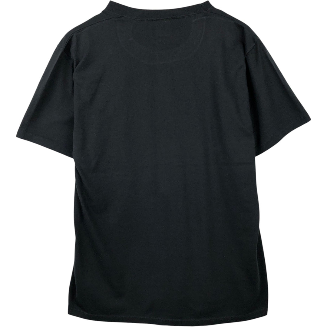 80s-90'S Jerzees Message Print T-Shirt, Made in USA, Men's XL (approx.), Vintage cotton black type Vintage Second Hand