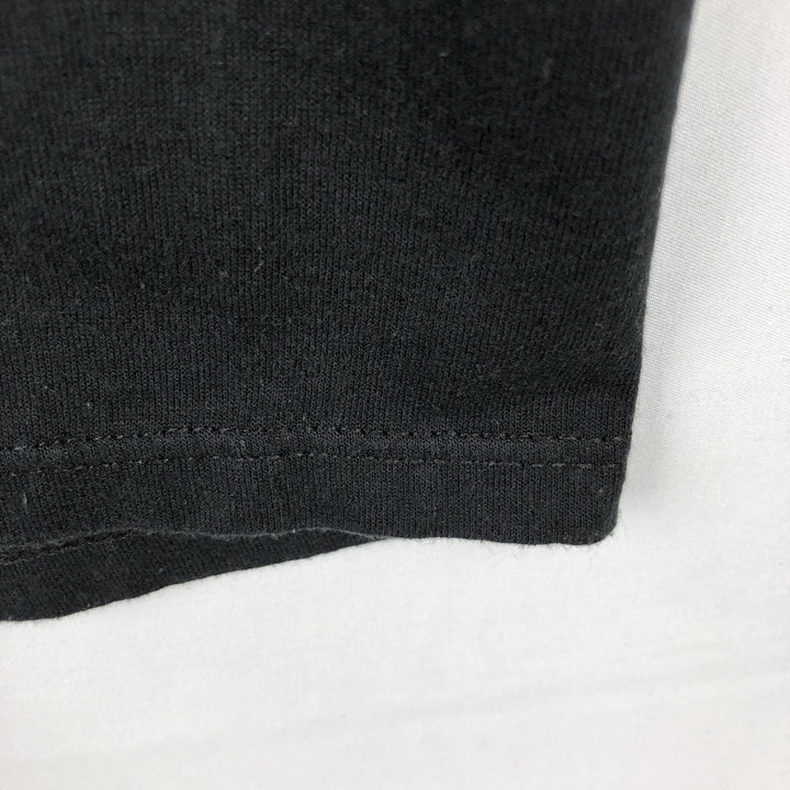 80s-90'S Jerzees Message Print T-Shirt, Made in USA, Men's XL (approx.), Vintage cotton black type Vintage Second Hand