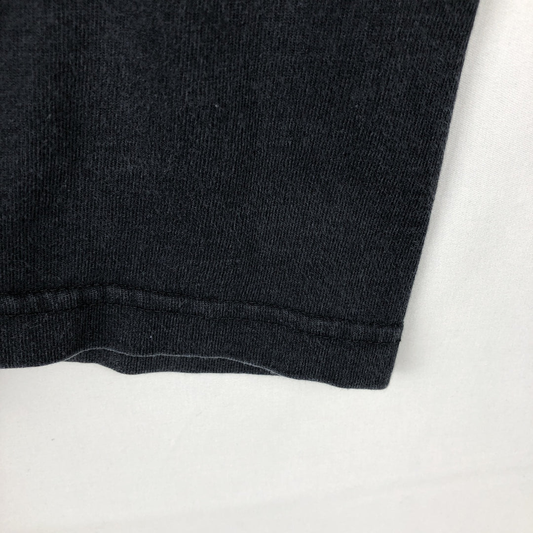 90'S Murina Message Print T-Shirt, Made in USA, Men's Size L (Equivalent), Vintage cotton black type Vintage Second Hand