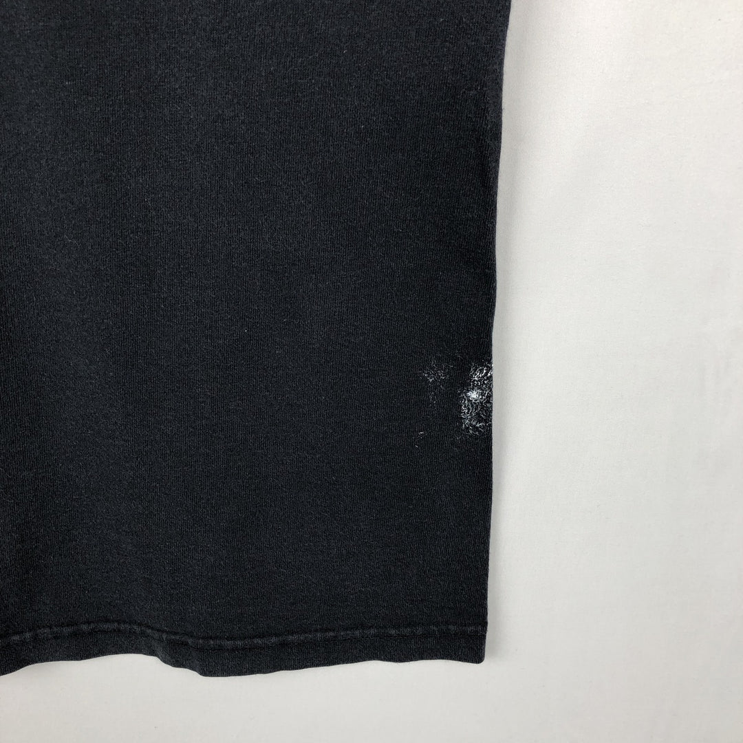 90'S Murina Message Print T-Shirt, Made in USA, Men's Size L (Equivalent), Vintage cotton black type Vintage Second Hand