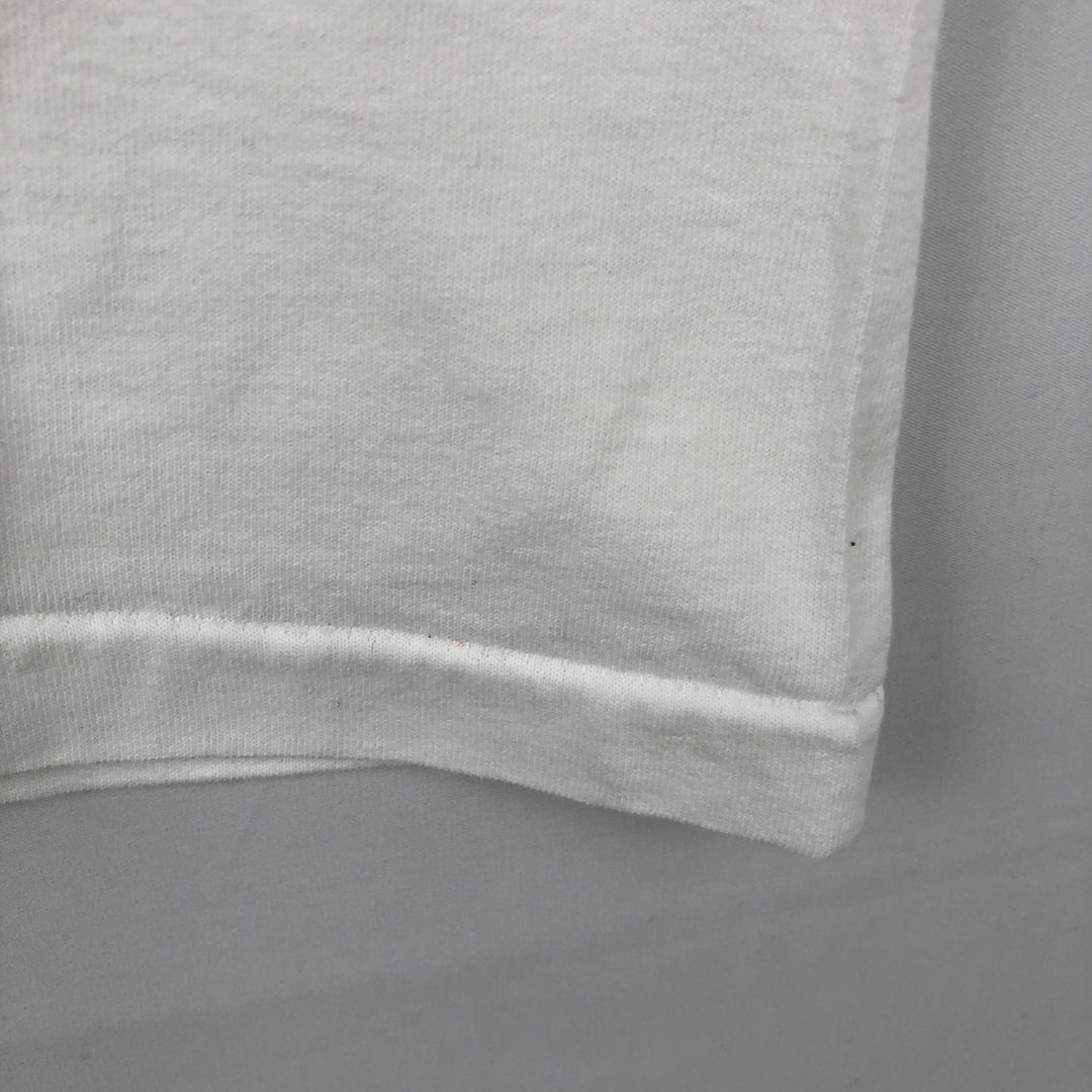 90'S Fruit of the Loom Message Print T-Shirt Made in USA Men's XL Vintage cotton white type Vintage Second Hand