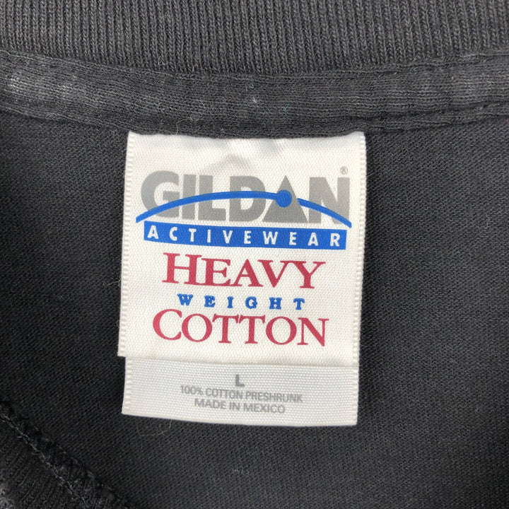 2000'S Gildan Art T-shirt, Men's Size L (approx.) cotton black type Vintage Second Hand