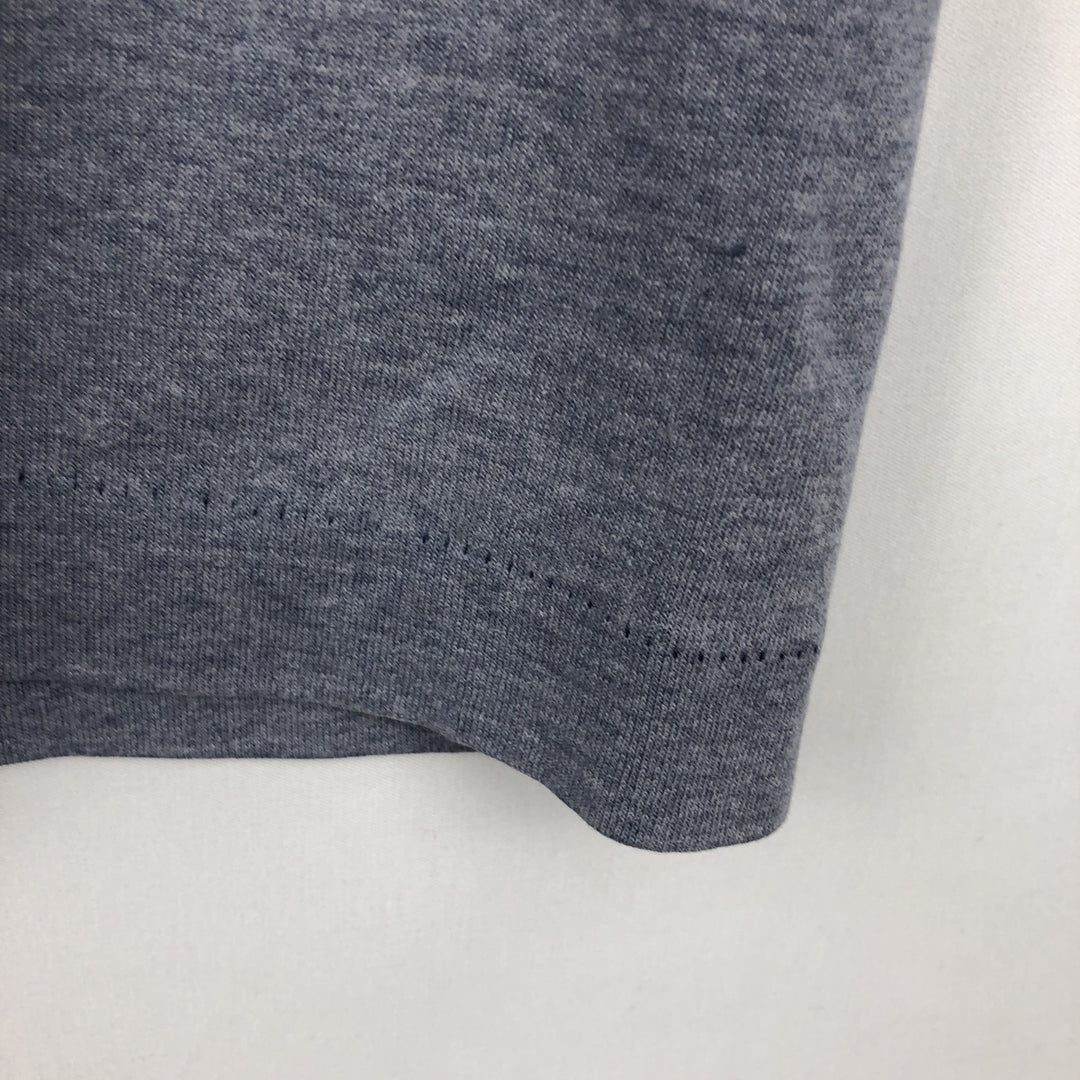 90'S Fruit of the Loom Message Print T-Shirt Made in USA Men's L Size Vintage cotton gray type Vintage Second Hand