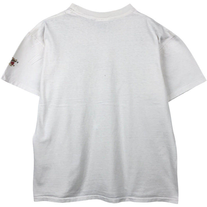 90'S Stafford Blaine Art T-shirt, Made in USA, Men's XL equivalent, Vintage cotton white type Vintage Second Hand