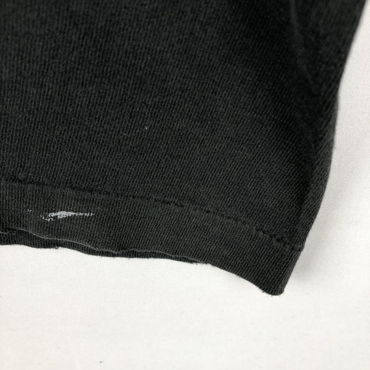 90'S Fruit of the Loom Paint Message Print T-Shirt, Made in USA, Men's Size XL (approx.) cotton black type Vintage Second Hand