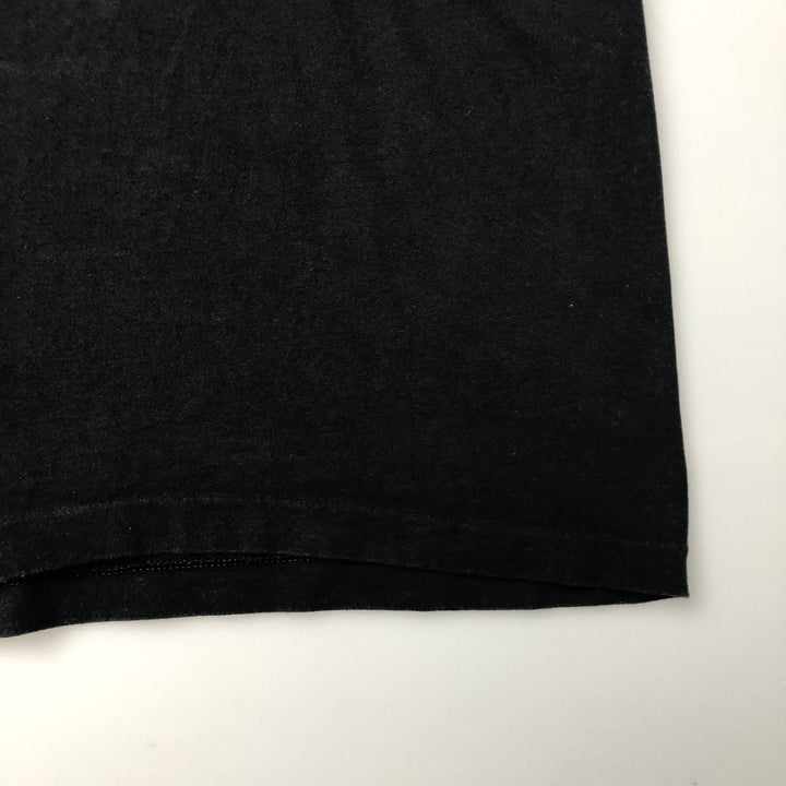 ~90'S STUART KATT Cat Pattern Art T-Shirt, Made in Canada, Men's Size L (approx.), Vintage cotton black type Vintage Second Hand